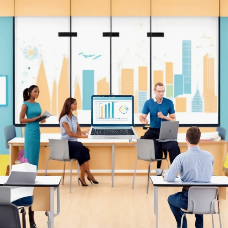 طلاب يستفيدون من دروس تدريبية احترافية